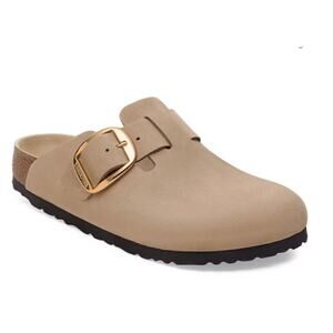 Birkenstock Boston Clog Big Buckle Tobacco Oiled Leather